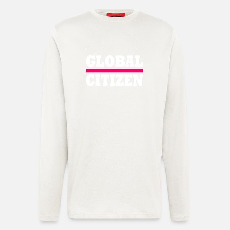 global citizen - Longsleeve - made by SPREAD  - OFF WHITE