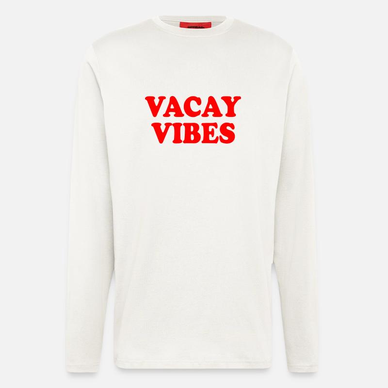 Vacay vibes - Langarmshirt - made by SPREAD  - OFF WHITE