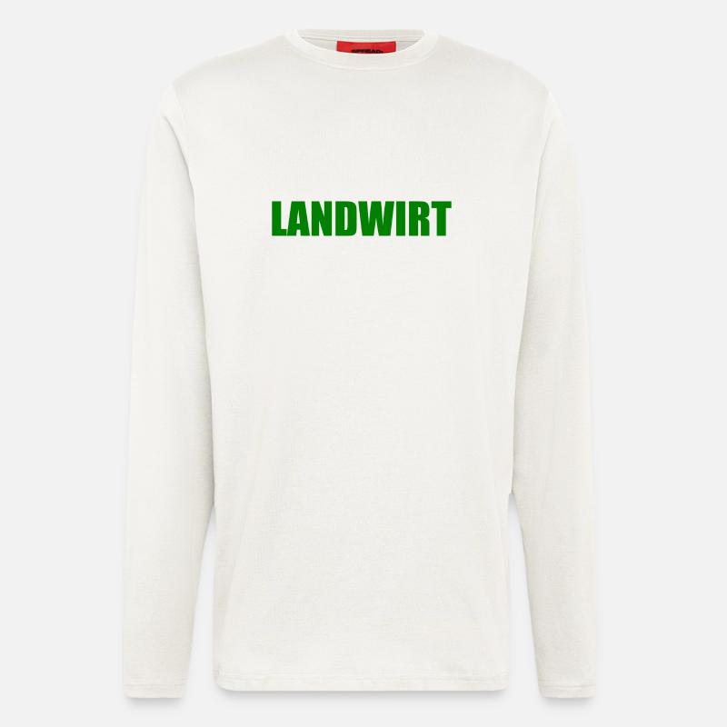 Landwirt - Langarmshirt - made by SPREAD  - OFF WHITE