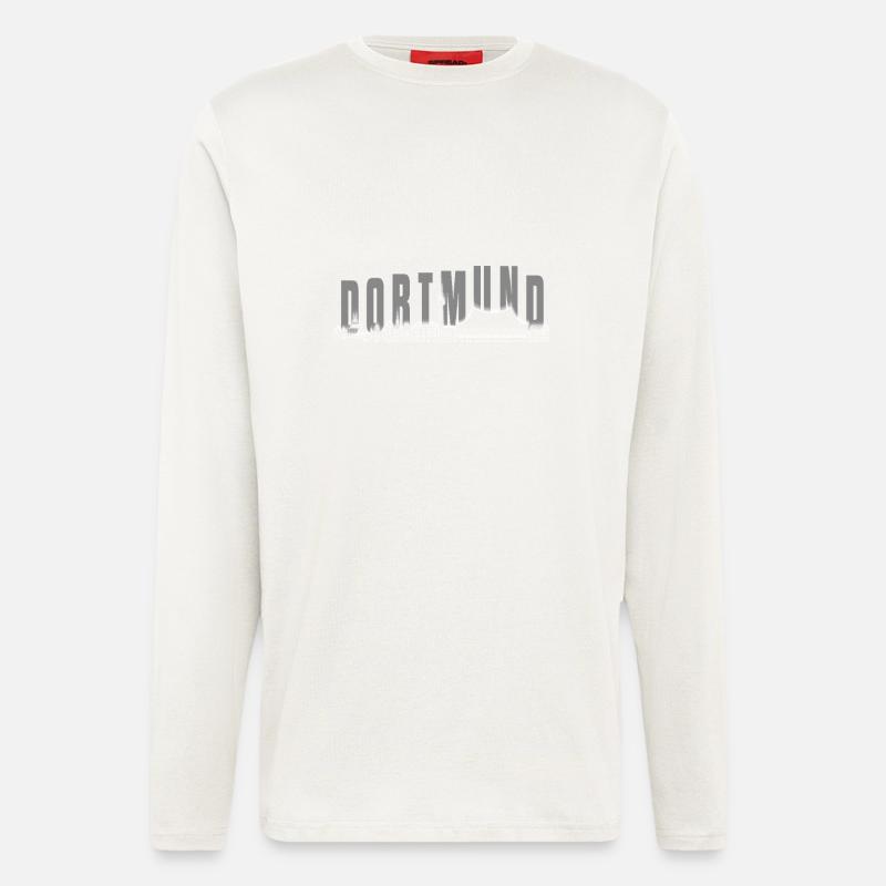Dortmund Skyline - Longsleeve - made by SPREAD - OFF WHITE