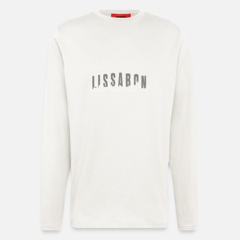 Lisbon Skyline - Longsleeve - made by SPREAD  - OFF WHITE