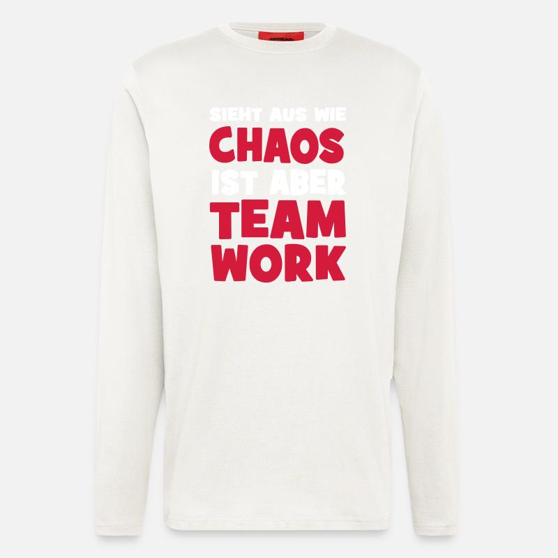 Teamwork - Langarmshirt - made by SPREAD  - OFF WHITE
