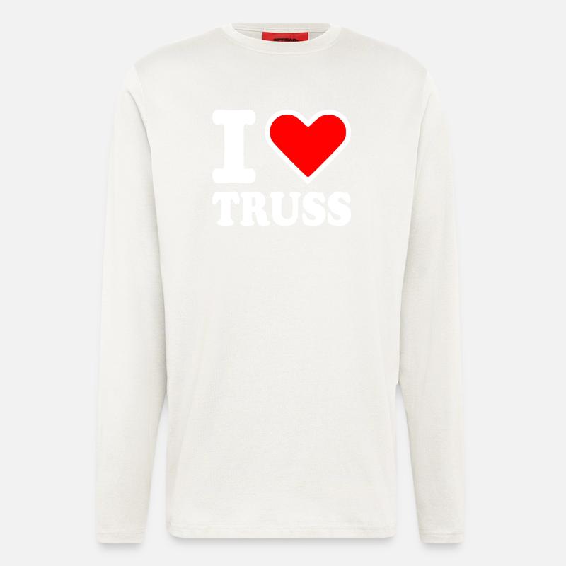I love truss - Longsleeve - made by SPREAD  - OFF WHITE