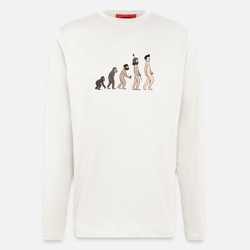 Evolution - Langarmshirt - made by SPREAD  - OFF WHITE