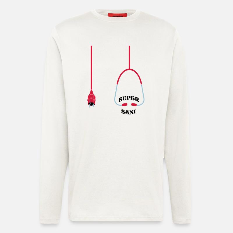 Super Sani - Langarmshirt - made by SPREAD  - OFF WHITE