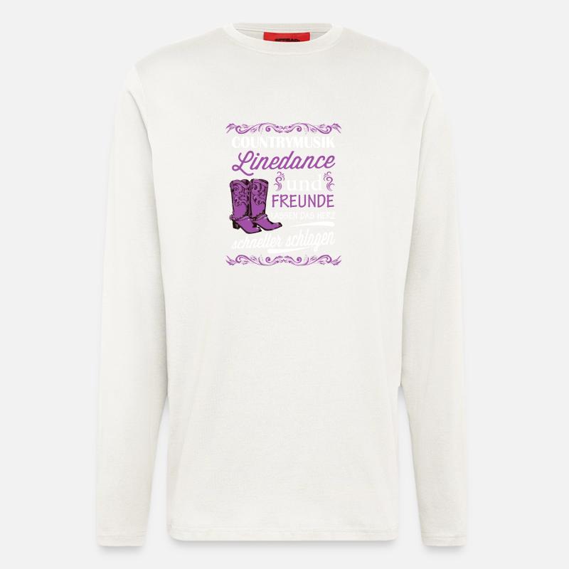 Linedance - Langarmshirt - made by SPREAD  - OFF WHITE