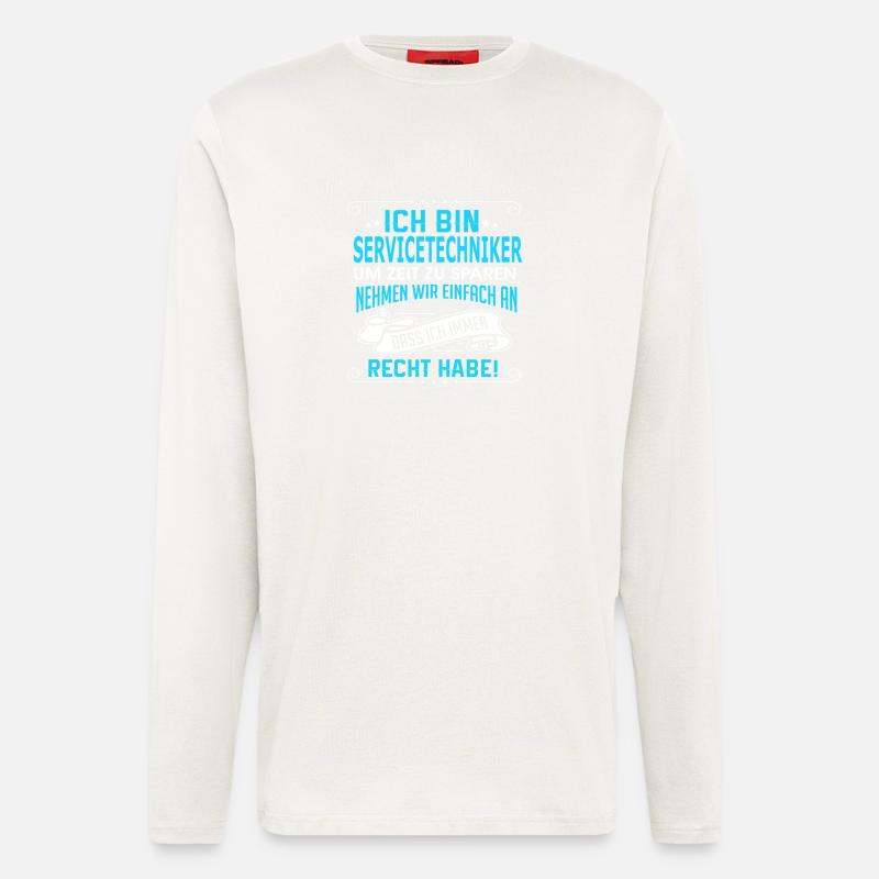 SERVICETECHNIKER - Langarmshirt - made by SPREAD  - OFF WHITE