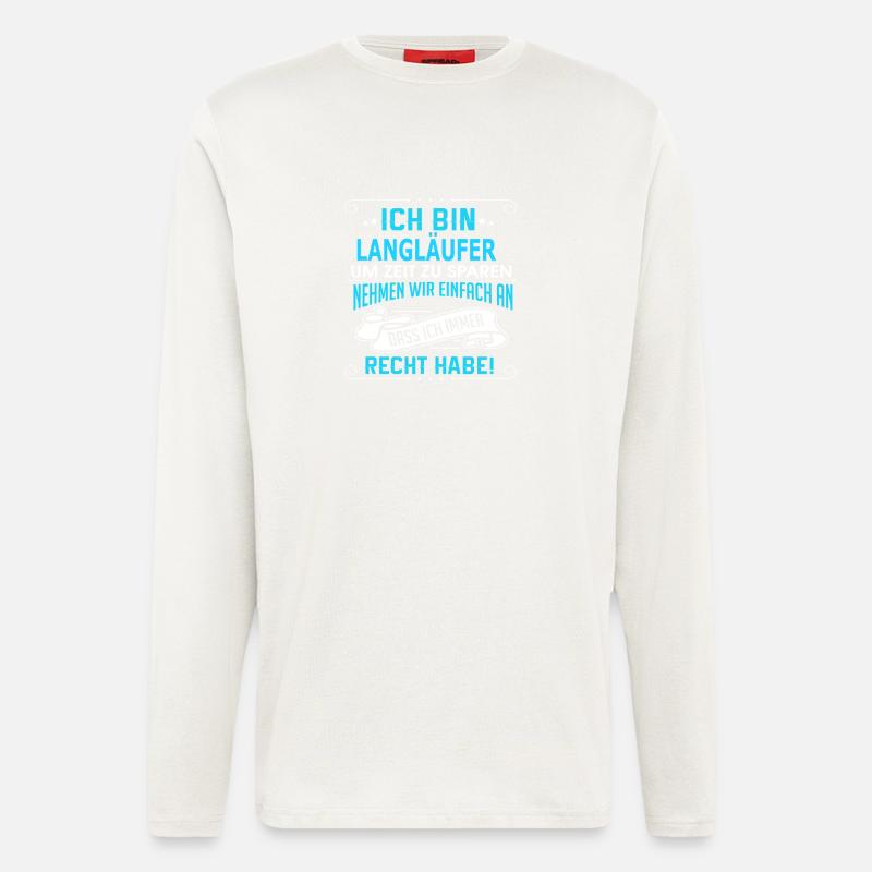 LANGLÄUFER - Langarmshirt - made by SPREAD  - OFF WHITE