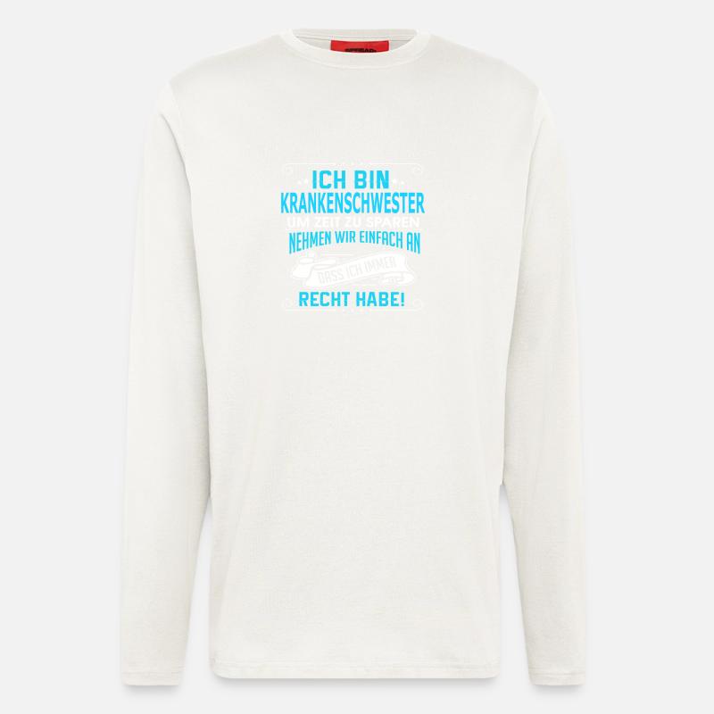 KRANKENSCHWESTER - Langarmshirt - made by SPREAD  - OFF WHITE
