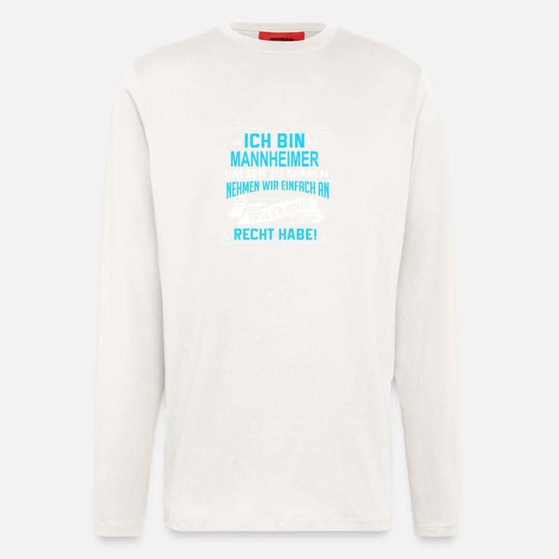 MANNHEIMER - Langarmshirt - made by SPREAD  - OFF WHITE