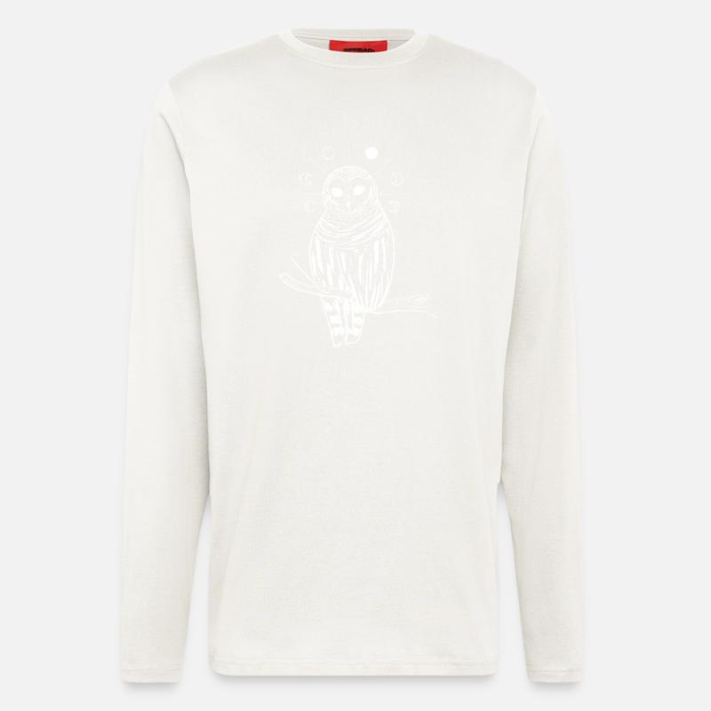 Witch Owl - Langarmshirt - made by SPREAD  - OFF WHITE