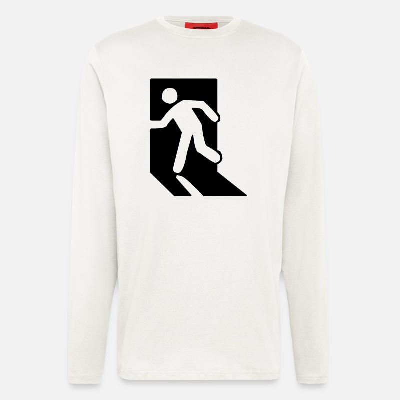 Exit (V) - Longsleeve - made by SPREAD  - OFF WHITE