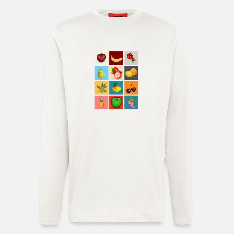 fruits - Longsleeve - made by SPREAD  - OFF WHITE