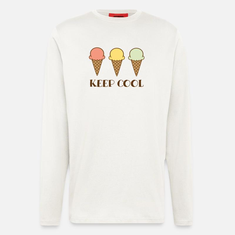 Keep cool - Langarmshirt - made by SPREAD  - OFF WHITE