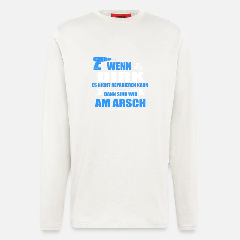 DIRK-Geschenk - Langarmshirt - made by SPREAD  - OFF WHITE