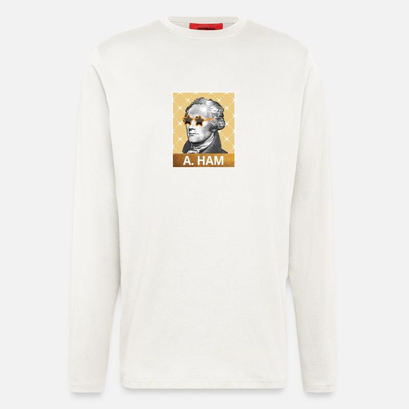 Alexander Hamilton - Langarmshirt - made by SPREAD  - OFF WHITE