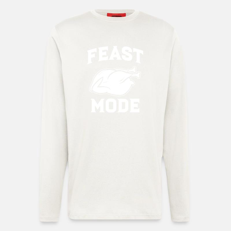 Feast Mode - Longsleeve - made by SPREAD  - OFF WHITE