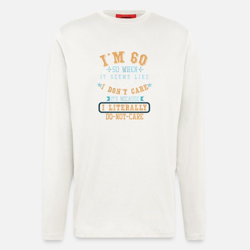 I'm 60 Years Old - Longsleeve - made by SPREAD  - OFF WHITE