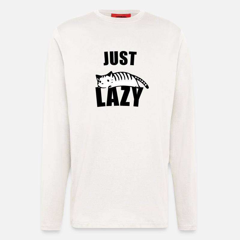 Just Lazy Cat - Langarmshirt - made by SPREAD  - OFF WHITE