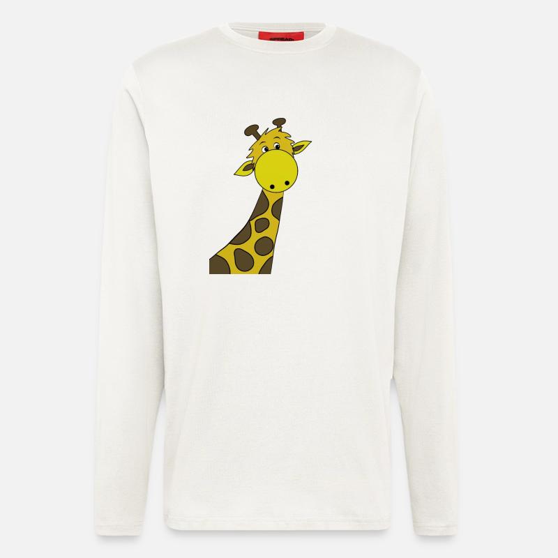 Giraffe - Langarmshirt - made by SPREAD  - OFF WHITE