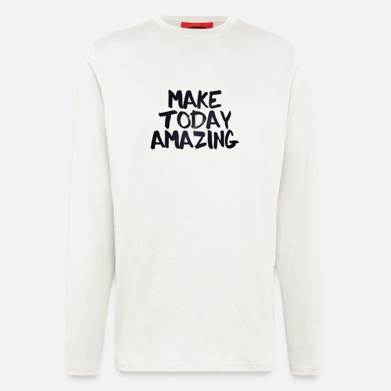 Machen Sie heute Amazing Galaxy - Langarmshirt - made by SPREAD  - OFF WHITE