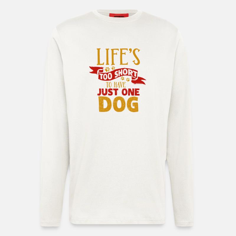 Hund - Langarmshirt - made by SPREAD  - OFF WHITE