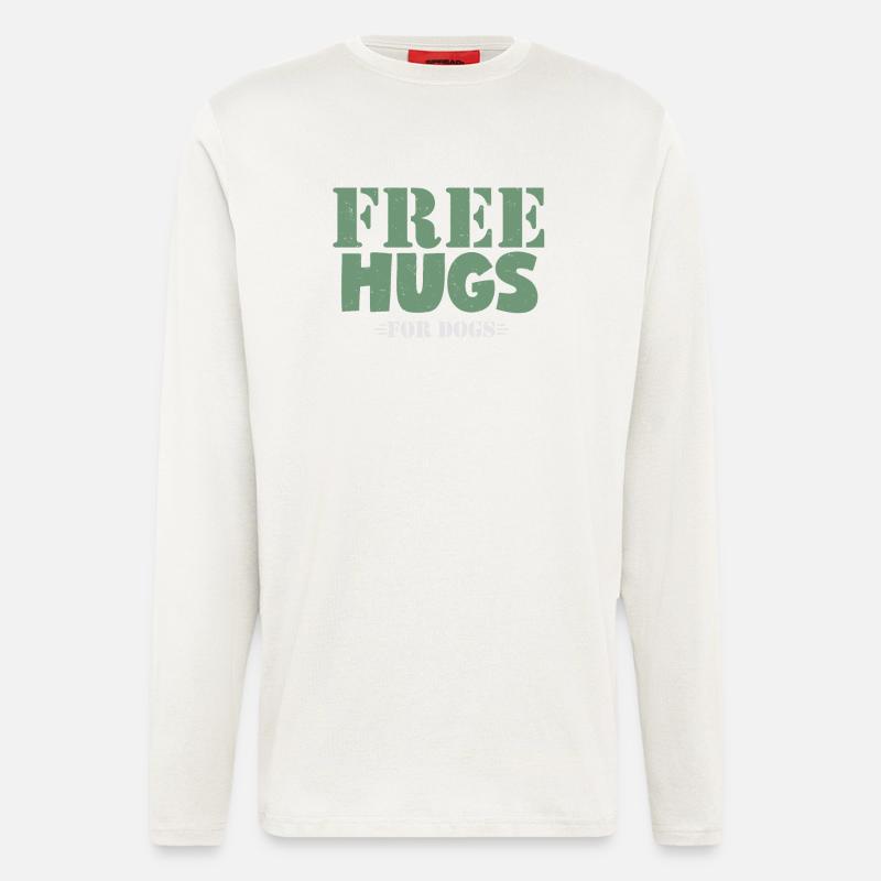 Hund - Langarmshirt - made by SPREAD  - OFF WHITE