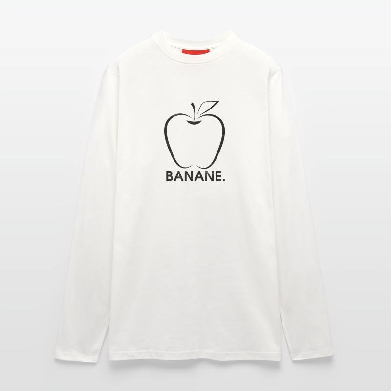 Apfel oder Banane Langarmshirt - made by SPREAD 