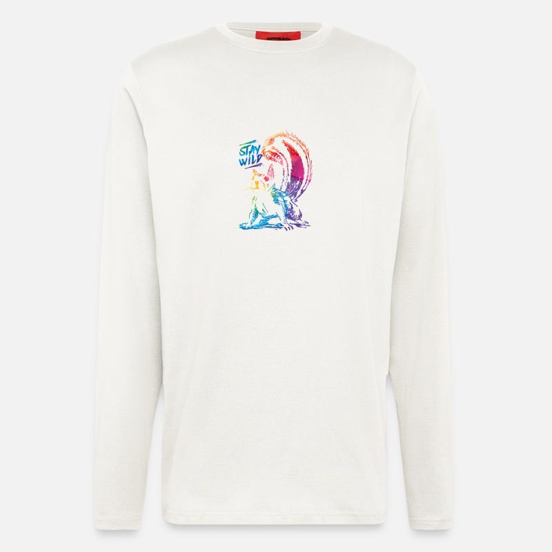 squirrel - Longsleeve - made by SPREAD  - OFF WHITE