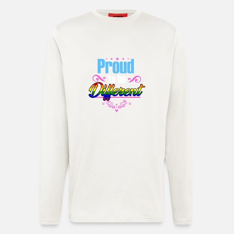 Proud to be Different - Langarmshirt - made by SPREAD  - OFF WHITE