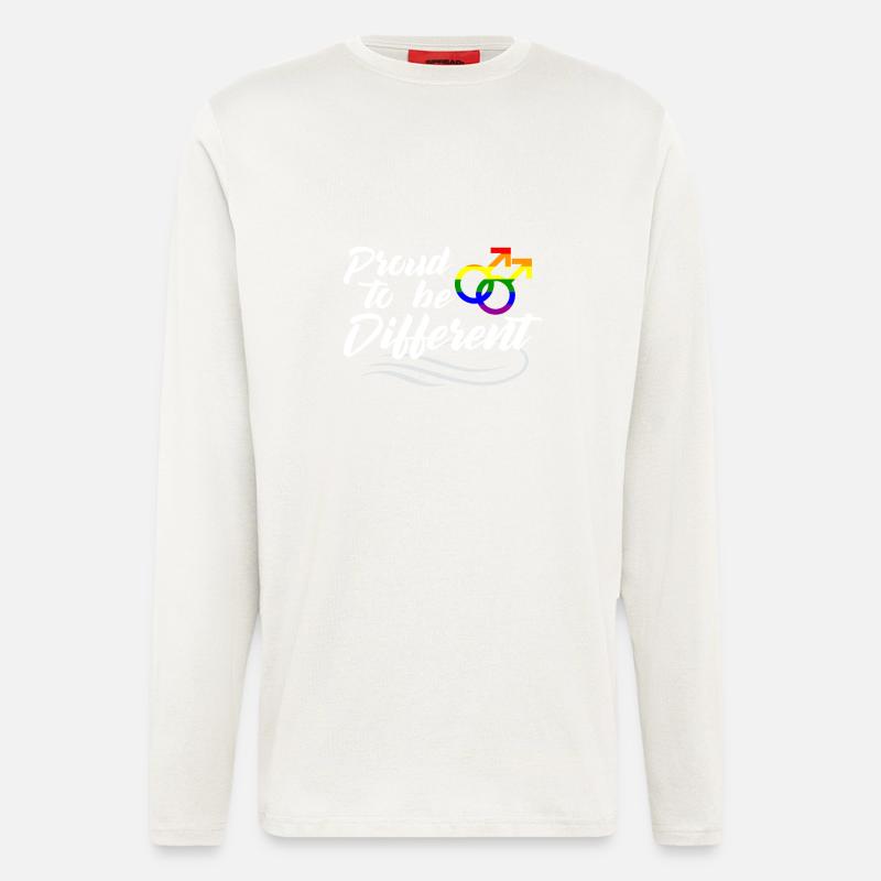 Proud to be different - Longsleeve - made by SPREAD - OFF WHITE