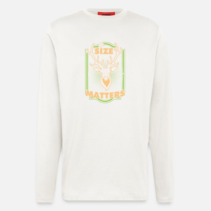 Size Matter - Longsleeve - made by SPREAD  - OFF WHITE