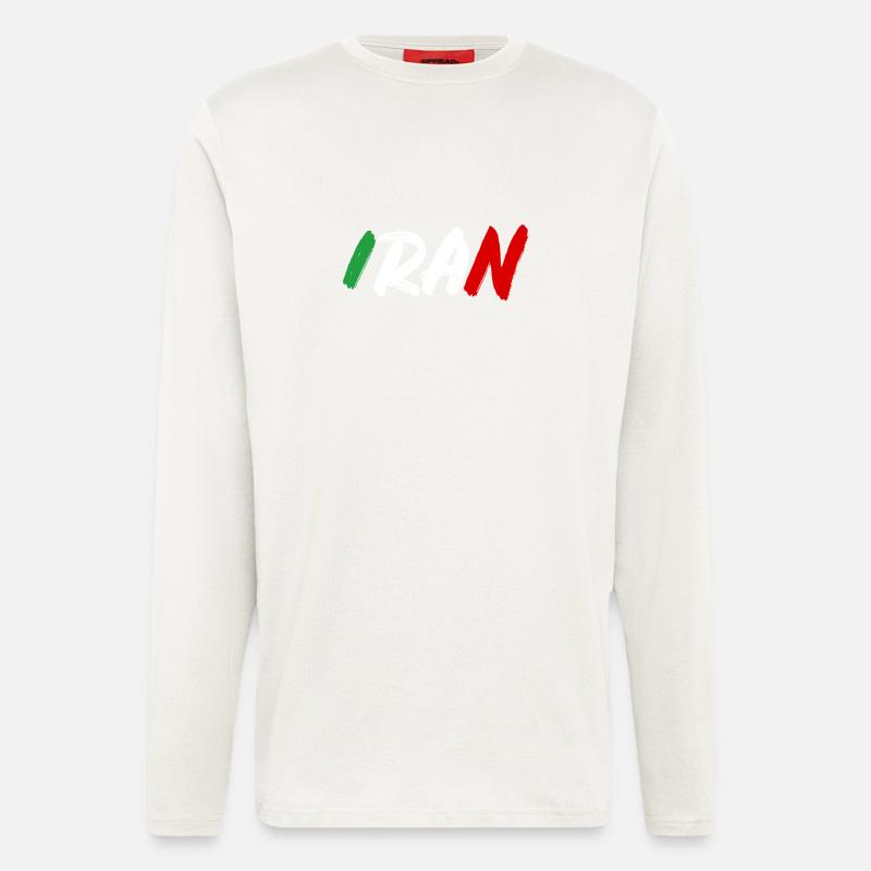 Iran Land Geschenk Idee - Langarmshirt - made by SPREAD  - OFF WHITE