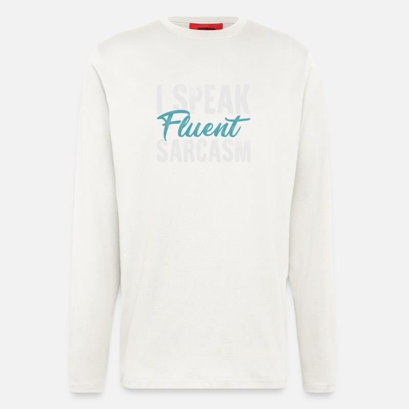 sarcasm - Longsleeve - made by SPREAD  - OFF WHITE