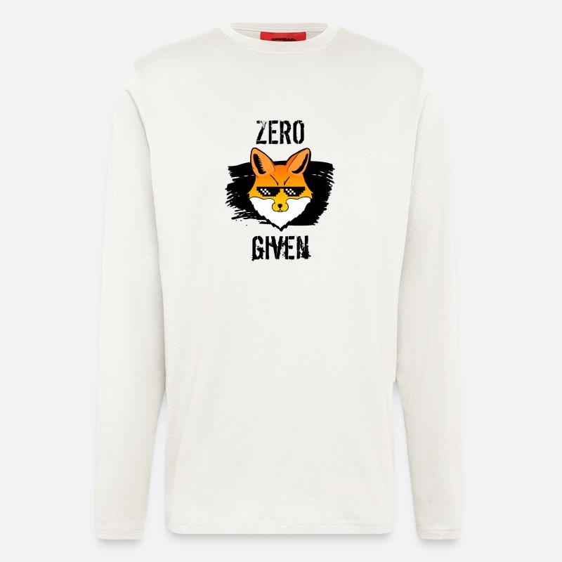 cooles Zero Fox Given Shirt - Langarmshirt - made by SPREAD  - OFF WHITE
