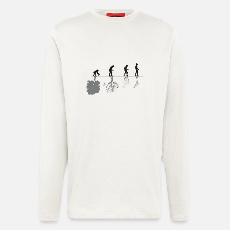 Evolution Black - Longsleeve - made by SPREAD  - OFF WHITE