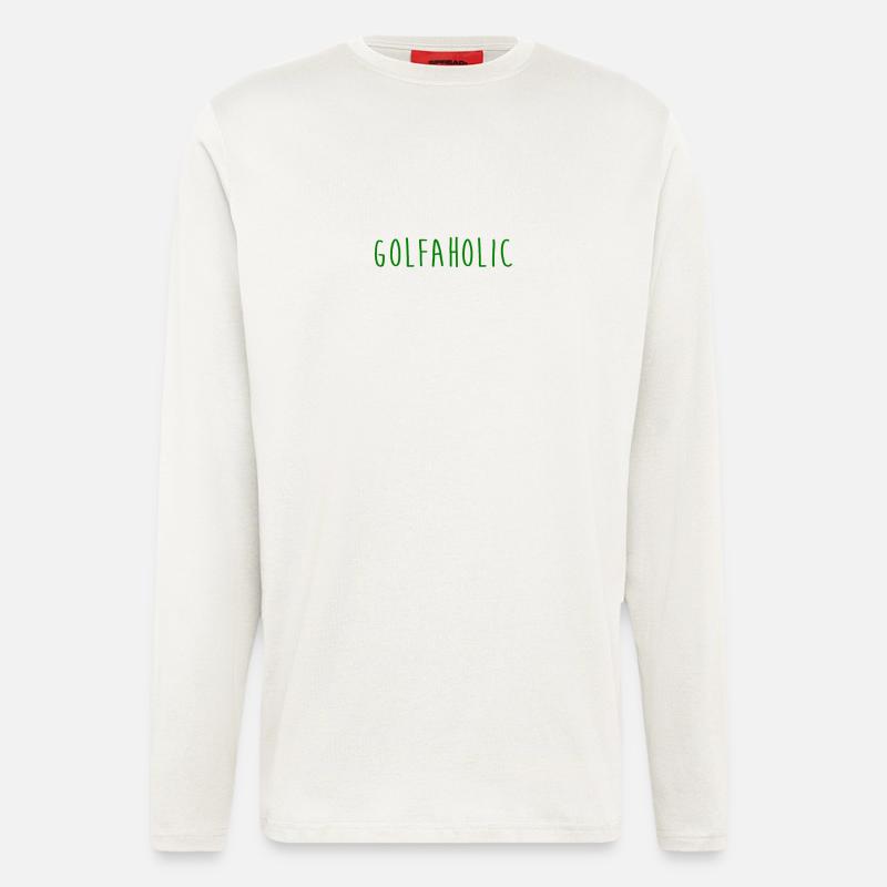 Golf Golfer Golfen witzig Geschenk - Langarmshirt - made by SPREAD  - OFF WHITE