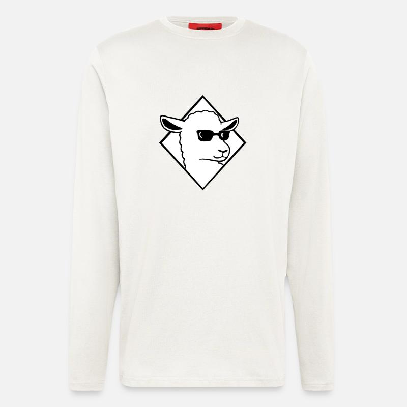 Schaf - Langarmshirt - made by SPREAD  - OFF WHITE