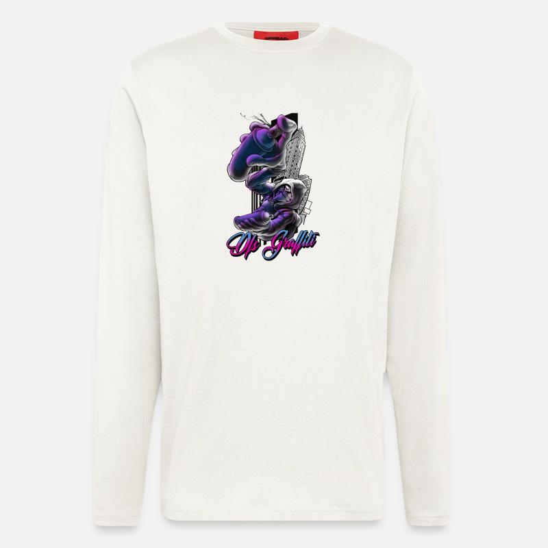 Dfs Graffiti - Longsleeve - made by SPREAD  - OFF WHITE