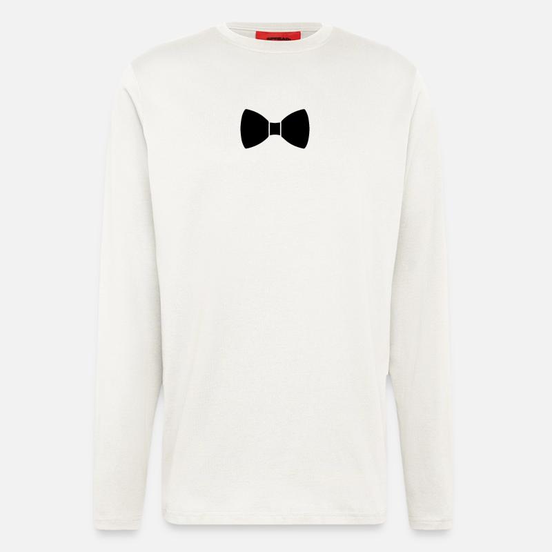 BOW TIE - rumbling tea - Longsleeve - made by SPREAD  - OFF WHITE