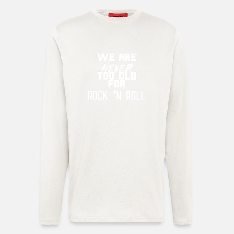 ROCK AND ROLL - Langarmshirt - made by SPREAD - OFF WHITE