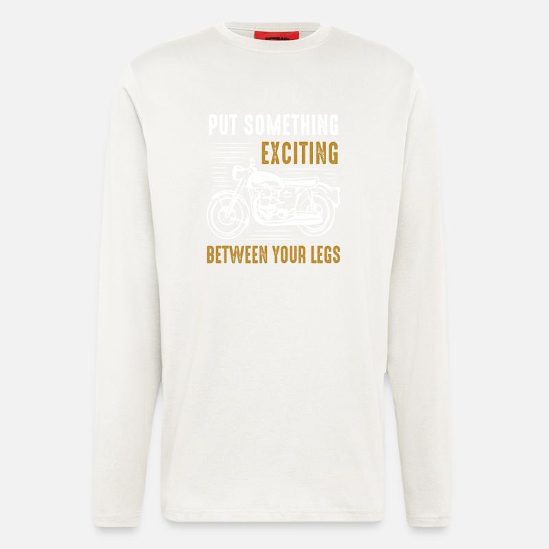 motorcycle - Longsleeve - made by SPREAD  - OFF WHITE