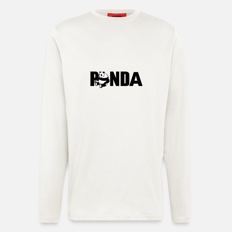 Panda - Langarmshirt - made by SPREAD  - OFF WHITE