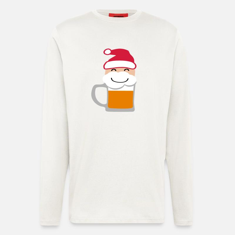 Weihnachtssbier - Langarmshirt - made by SPREAD  - OFF WHITE