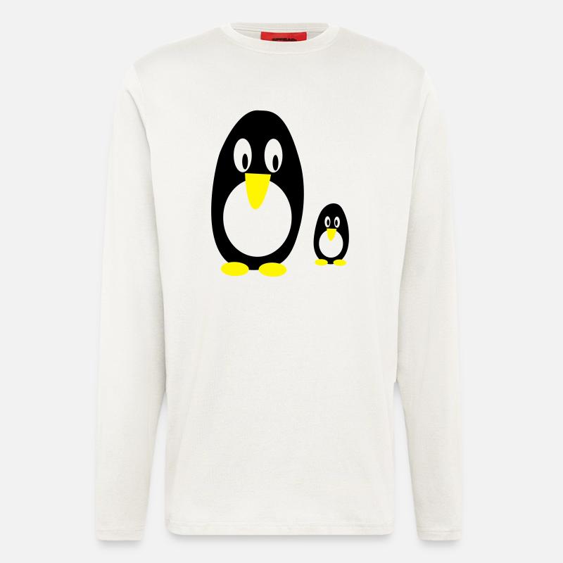 pinguine - Langarmshirt - made by SPREAD  - OFF WHITE