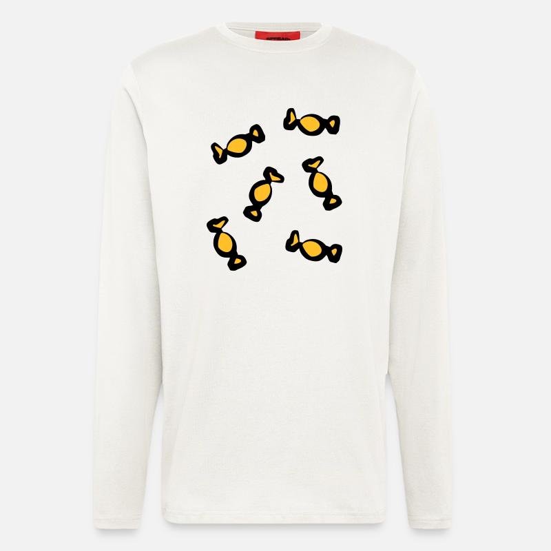 6 candies - V2 - Longsleeve - made by SPREAD  - OFF WHITE