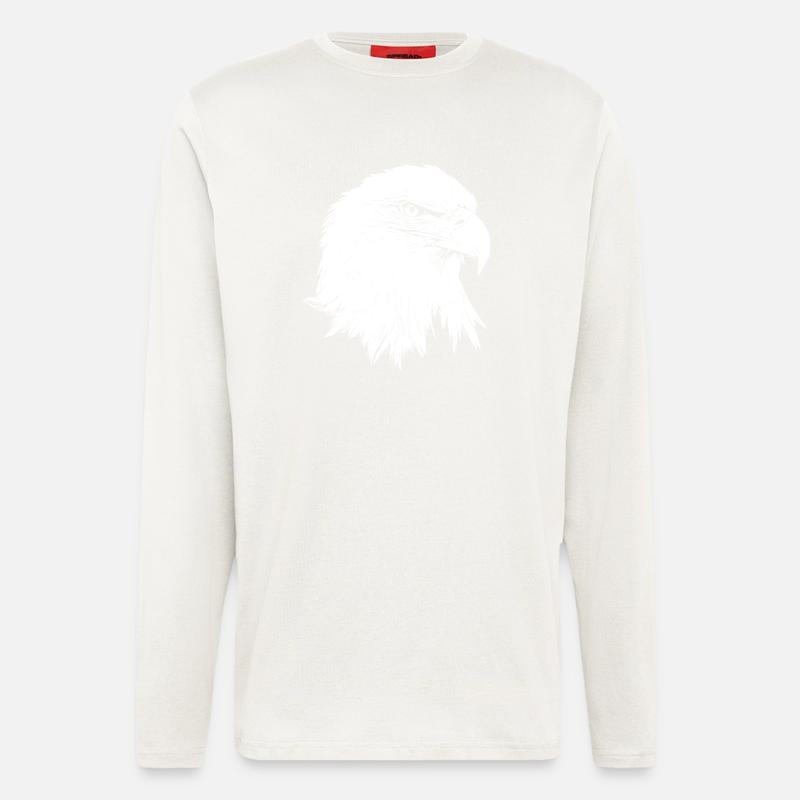Eagle / Bald Eagle - Longsleeve - made by SPREAD  - OFF WHITE