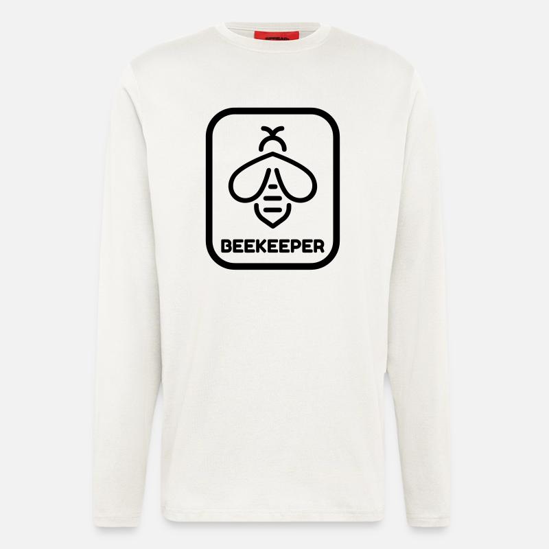 Beekeeping Beekeeper Bee Imker Apiculture - Longsleeve - made by SPREAD  - OFF WHITE