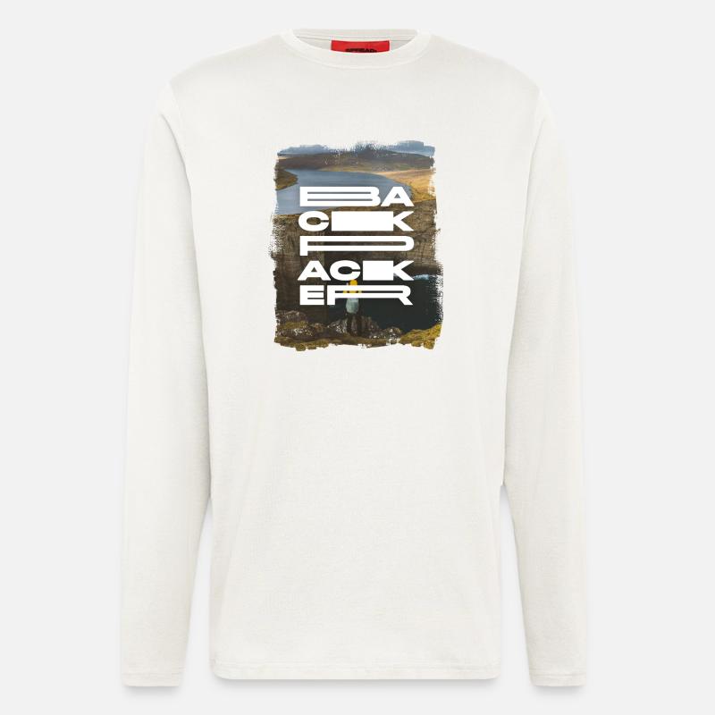 Backpacker - Langarmshirt - made by SPREAD  - OFF WHITE
