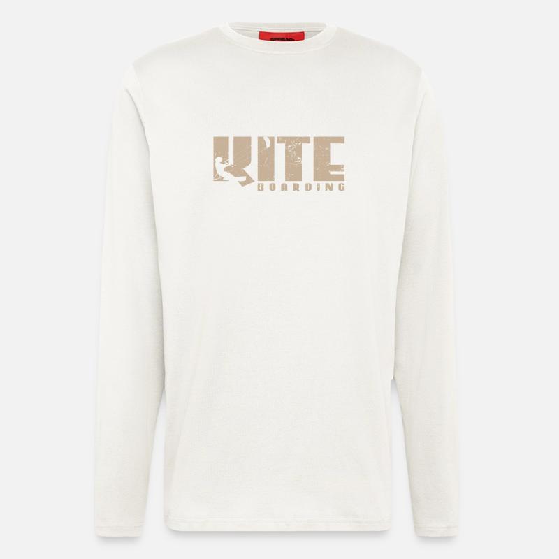 Kite Boarding - Langarmshirt - made by SPREAD  - OFF WHITE